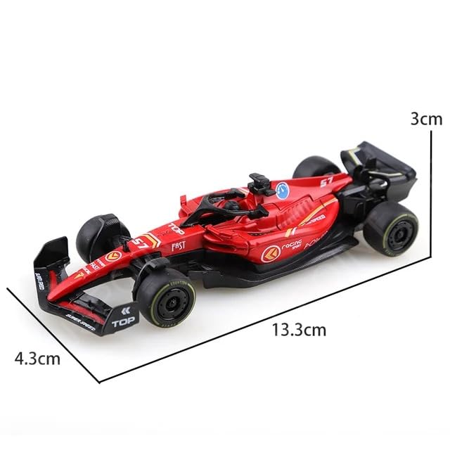Image of PLUSPOINT Formula 1 Racing Die cast Metal Cars for Kids Pull Back F1 Car Simulation Scale Model High-Speed Racing Vehicles Collectible Car Toys for Boys Age 3 Years & Up