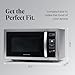 Farberware FMWO11AHTBKB 1.1 Cu. Ft. Countertop Microwave Oven, Stainless Steel