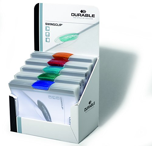 Preisvergleich Produktbild DURABLE 2278-00 Klemmhefter SWINGCLIP, DIN A4, im Thekendisplay