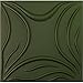 Ekena Millwork 19 5/8"W x 19 5/8"H Savannah EnduraWall Decorative 3D Wall Panel, Satin Canyon Green (Covers 2.67 Sq. Ft.