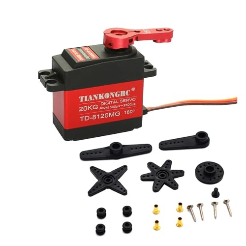 Servo digital 25kg 180 grados con brazo 25T para dirección de coches 6