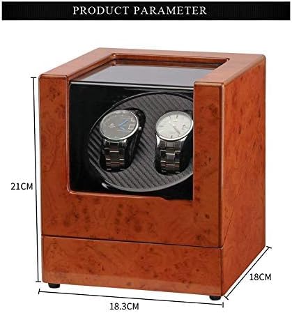 FENOKD Mechanical Watch Shaker Double Automatic Watch Winders Wooden Lacquer Glossy Quiet Motor Storage Display Watches Box