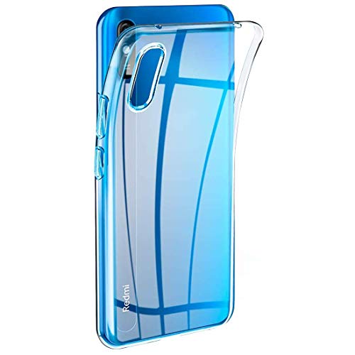 Image of COVERBLACK Silicone Back Cover for Xiaomi Redmi 9A- Transparent