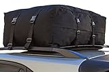 OxGord Car Van SUV Roof Top Cargo Rack Carrier Bag Soft-Sided Waterproof Luggage for Rooftop - 10 Cubic Feet