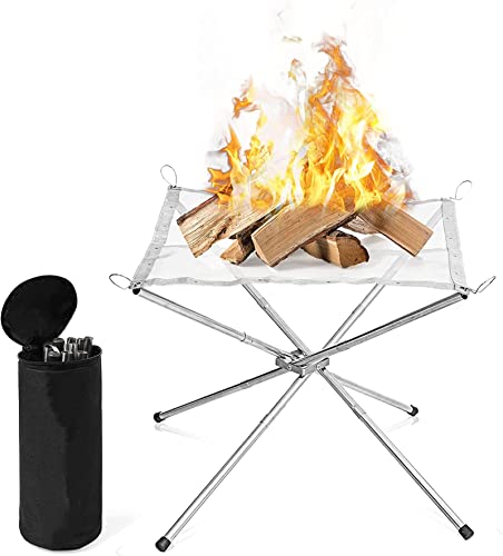 Foyer de camping portable avec maille de rechange anti-déformation - 2