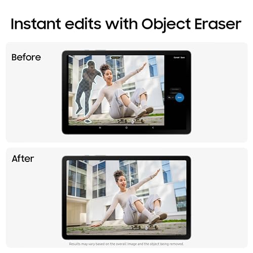 undefined Samsung Galaxy Tab S10 Lite + Smart Book Cover, 6GB RAM, 128GB, 2TB Expand, Long Battery Life, 10.9” LCD, S Pen for Note-Taking, Exynos 1380, Circle to Search, AI Tools, Gray の商品画像 8