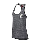 Tamaño – XL NIKE W NSW Gym VNTG Tank Camiseta sin Mangas, Mujer, Gris (Carbon Heather/Sail), L