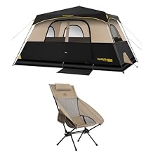 FanttikOutdoor Zeta C8 Pro Camping Tent & FanttikOutdoor Zeta L8 Max Rocker Camping Chair