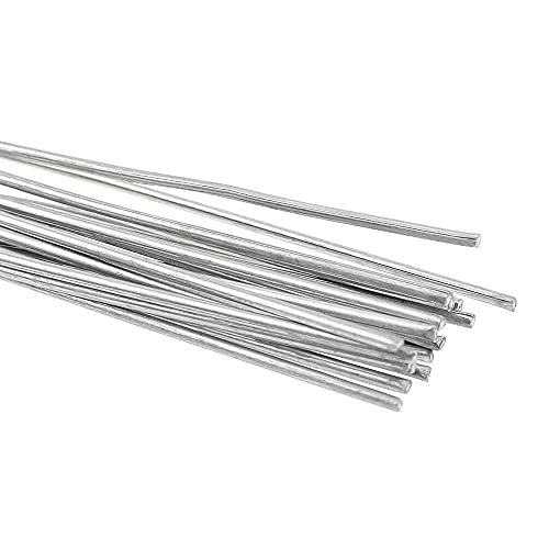 YPLonon 30PCS Soudure Aluminium Baguette D'apport en Aluminium Fil de Soudure à Basse Température Arc Tige de Soudur pour Réparation Pas Besoin de Poudre de Soudure 1,5mm x 330mm