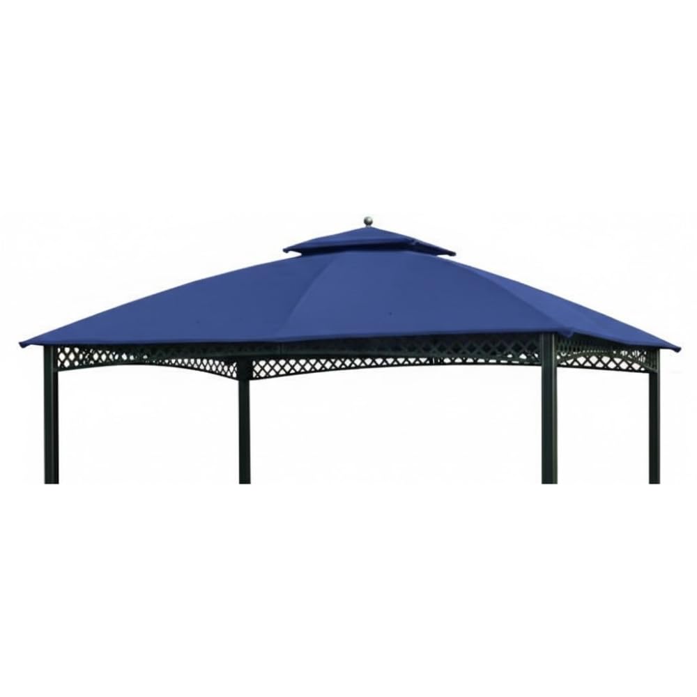 Garden Winds Replacement Canopy for The Windsor Gazebo - Riplock 350 - True Navy-image-38