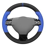 MEWANT Opel Astra Hand Sewn Steering Wheel Cover Wrap for Opel Astra (H) 2004-2009 / Zaflra (B) 2005-2014 / Signum 2005-2009 / Vectra (C) 2005-2009