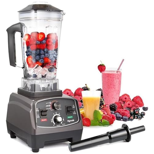 Licuadora profesional de mostrador, licuadora de batidos de alta velocidad, licuadora comercial de 800 W con temporizador, for batidos y licuados, for cocina, comercial, batidos, frutas congeladas