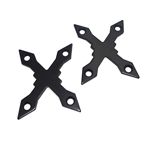 Lizusidtsy 2 Pcs Protective Gaskets Longboard Hardware Deck Accessories Pads Screw Pads Round Edge Parts Skateboard,Black