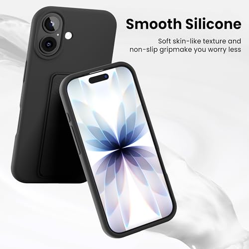 Coque silicone iPhone 17 LAUDTEC finition noire haut de gamme