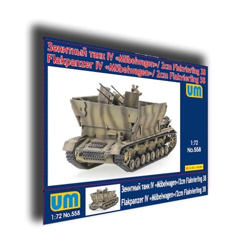Flakpanzer IV Mobelwagen Unimodel 558 reproduction fidèle 1/72 aux détails gravés