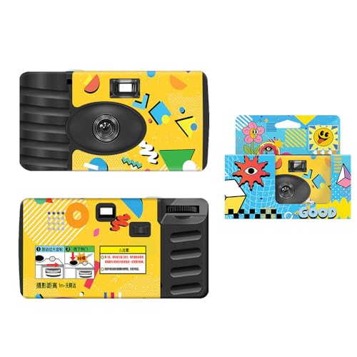 使い捨てフィルムカメラ、コンパクトフィルムカメラ、フィルム写真、レトロカメラ、ポータブル旅行カメラ、ポラロイドスタイル、フィルムグレイン、アートカメラ、記念カメラ、写真ガジェット (写真,スタイル26)
