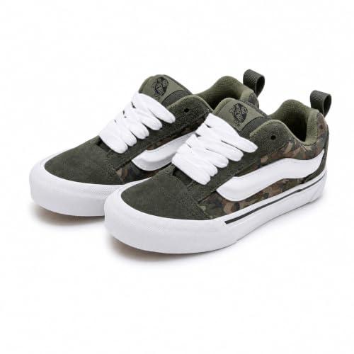 Image of Vans Kids' Knu Skool Shoe - '90s Retro Puffy Fashion Sneakers for Boys & Girls