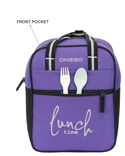 Image of Durable & Lightweight Lunch Bag | Trendy Water-Resistant Tiffin Bag for Office, School, Travel & Picnic, Stylish, Insulated Design for Men, Women & Kids