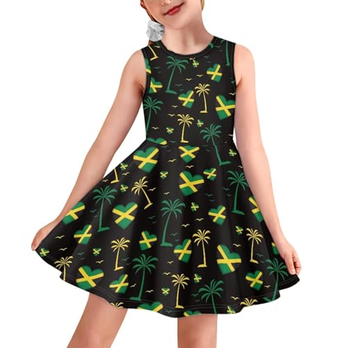 Cute Dress for Kids Girls Summer Midi Dresses Size 3-16 Knee Length Party Dress