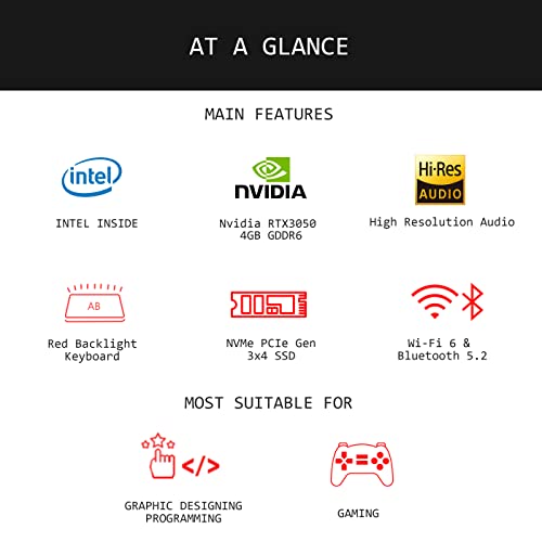Image of MSI Gaming GF63 Thin, Intel 11th Gen. i7-11800H, 40CM FHD 60Hz Gaming Laptop (8GB /512GB NVMe SSD /Windows 10 Home /Nvidia RTX3050 4GB GDDR6 / Black /1.86Kg), 11UC-850IN