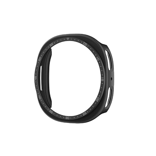 TRIPLE RIVER�EFor Galaxy Watch 8 �P�[�X �ϏՌ� �J�o�[ �ی�P�[�X For �M�����N�V�[�E�H�b�`8 40 �P�F/�N���A �n�[�h�P�[�X(�u���b�N)