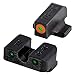 TRUGLO Tritium Pro Handgun Night Sights, Compatible with Springfield Armory XD Series | Compact Durable Glow-in-The-Dark Front & Rear Gun Sights with Focus Lock Front Ring