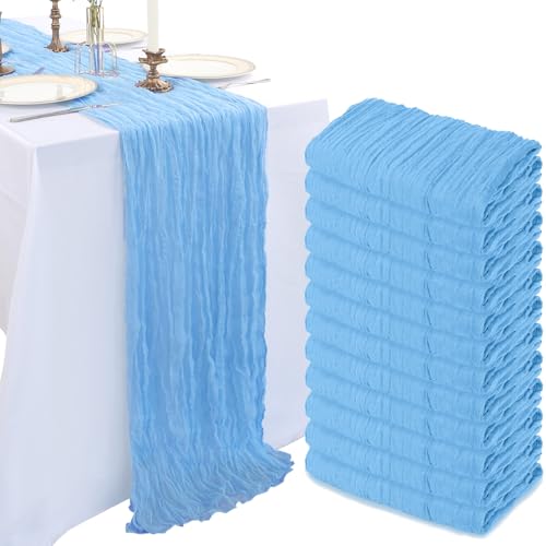 La mejor comparación de Centros de Lavado Acros disponible en línea. 49 Paquete de 12 caminos de mesa de gasa de 10 pies, color azul bebé, de 120 pulgadas de largo, gasa rústica bohemia, tela transparente para boda, fiesta, cumpleaños, novia, baby...