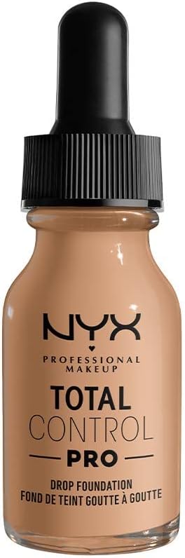 NYX PROFESSIONAL MAKEUP Total Control Pro Drop Foundation, Medium Olive 09, 60 gm