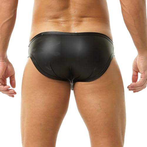 Mens Leather G-string Thong Jockstrap Low Rise Bikini Swim Underwear for Man Clubwear2