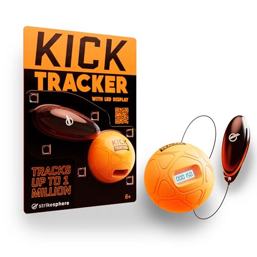 Smart Ball 1002 Tracker orange en taille S avec compteur de coups de pied intégré