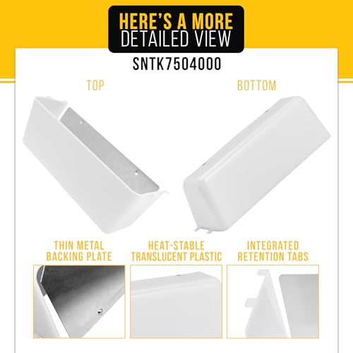 PartsBroz SNTK7504000 Light Lens - Compatible With Broan Kenmore Range Vent Hood - Replaces AP3378324 PS10282138 K7613000 949658 K7504000 K7613000 NTK7504000 Ultra Durable Replacement - Thumbnail 3