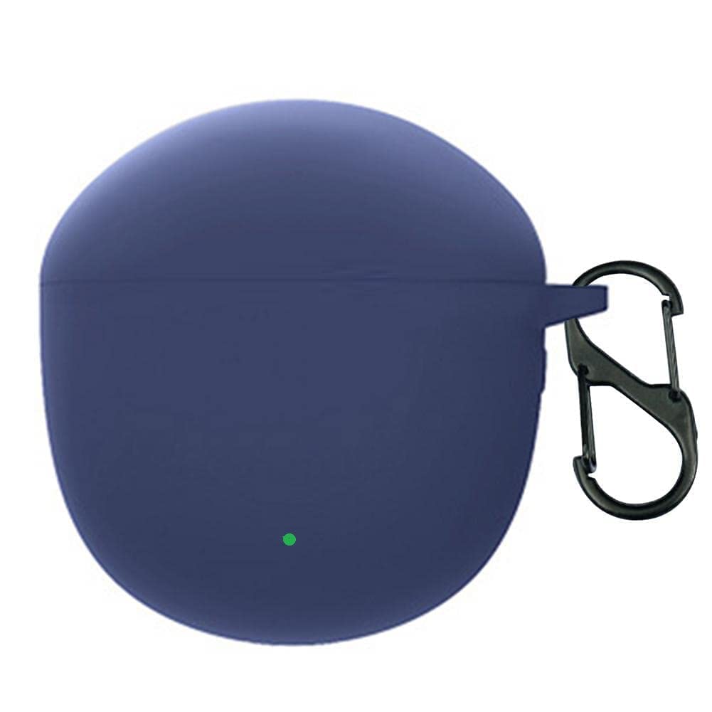 KHR® Silicone Protective Case Cover Compatible for Boat Airdopes Atom 83 Full Protection Soft Silicone Case Cover with Hook