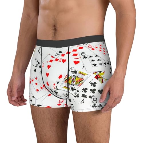 Poker Casino Playing Cards Men's Boxer Briefs Underwear novelty Trunk Underwear Breathable Stretch Briefs4