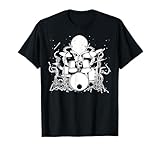 Photo Gallery polpo che suona la batteria batterista musicista tee band maglietta Photo Gallery polpo che suona la batteria batterista musicista tee band maglietta