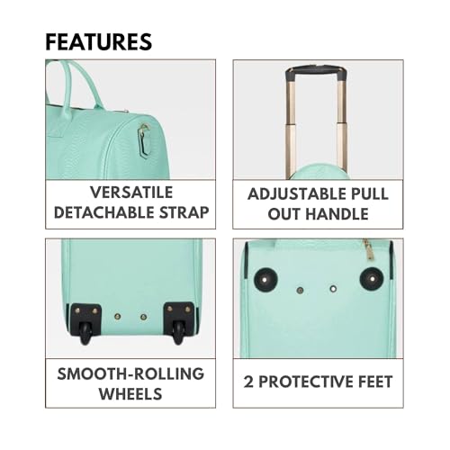 Tote&Carry Apollo 1 Large Rolling Duffle Bag with Wheels, Carry-On Roll Duffel for Travel, Gym, Sports, Overnight, Weekend & All-Purpose Use for Men & Women4