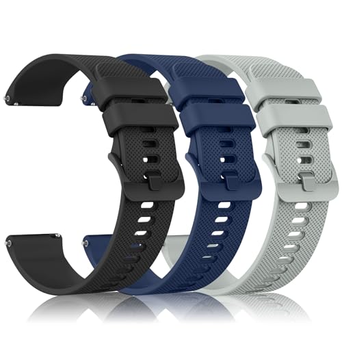 Amzpas Quick Release Watch Band 18mm 20mm 22mm Watch Straps, 3 Pa...