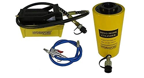 Compressed Air Driven Pump with Single-Acting Hollow Ram Cylinder (30tons 4