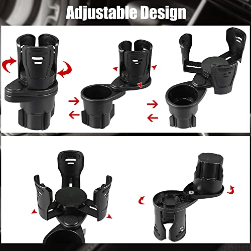 Portavasos Expansor para Auto 2 en 1 Ajustable Negro miniatura 3