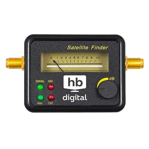 Sat-Finder HB Digital mit 4 LED und analoger Anzeige