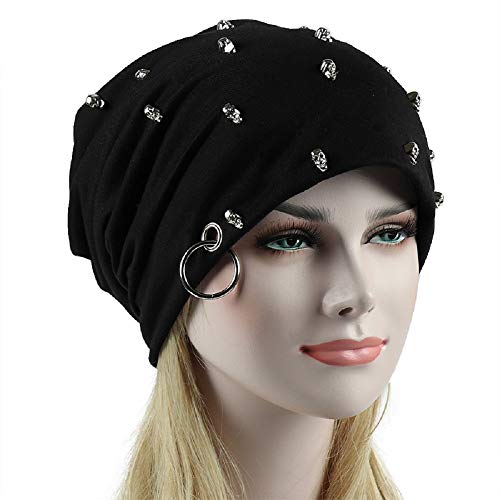 Unisex Uomini Donne Rivetto Skull Caps Inverno