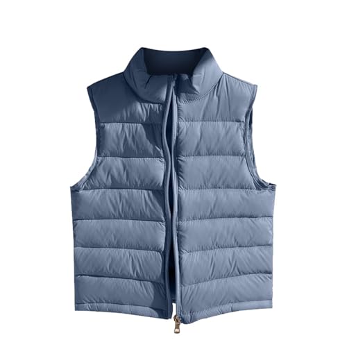 Kids Down Vest Boy Youth Puffer Coat Lightweight Water Proof Packable Vest Toddler Camping Gear Boys