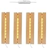 4PCS 6 inch warm color
