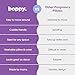 Boppy Full Body Side Sleeper Pregnancy Pillow - Full-Body Maternity Pillow with Stability Panel & Side Sleeper Pillow Support, Washable with Cooling Cover - Gray and White Mirage