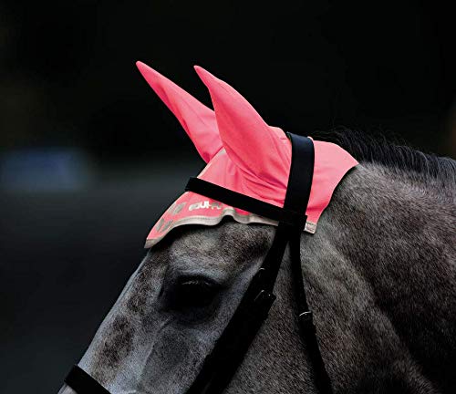 Equi-Flector Shires Horse/Pony Fly Veil in Reflective Pink Pony, Pink