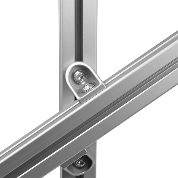 KINETIK Winkelstellfuß K40.8WSF Für Aluprofil 40x40 - Schwarz