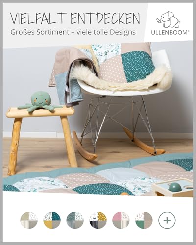 Ullenboom ® Rivestimento Per Fasciatoio 75X85 Cm Eucalipto (Made In Eu) - Coprifasciatoio In Cotone Naturale, Coperta Per Il Fasciatoio, Motivo: Stelle, Pois - 7
