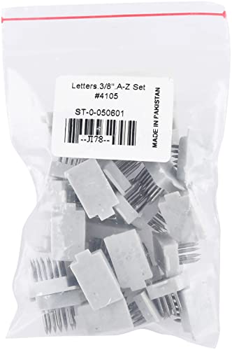 Jeffers 3/8" Letters Set (A-Z), Standard Tattoo Outfits