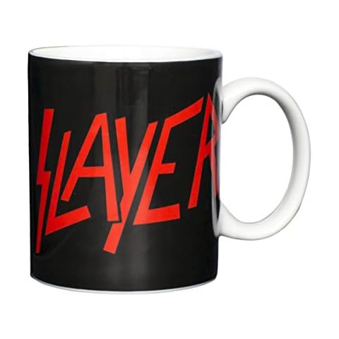 Slayer Taza de café de porcelana negra Cover
