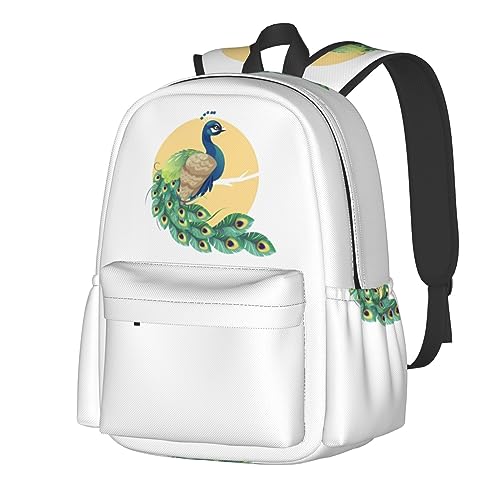 Sac à dos imprimé bichon frisé idéal pour les cours et les sorties