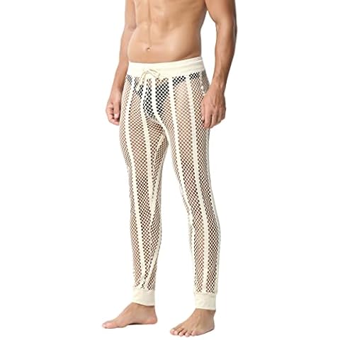 Pantalon Homme FEOYA Lingerie Abricot Cover